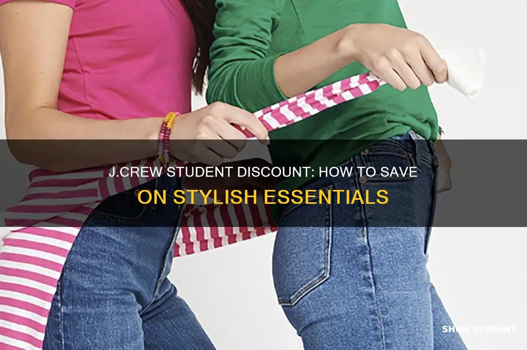 does j crew do student discount