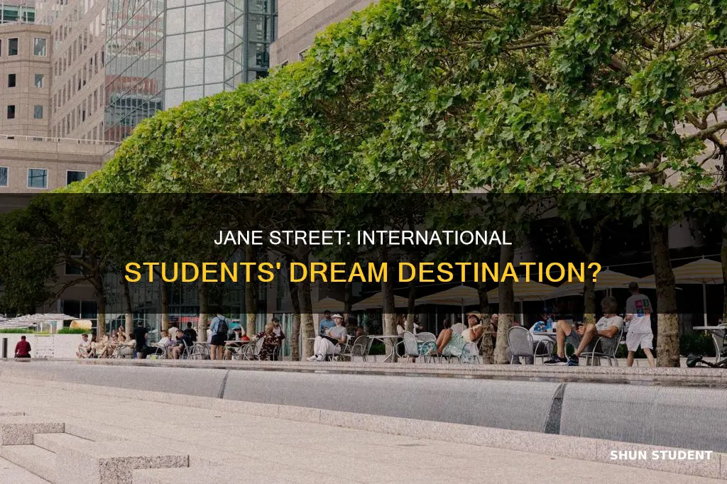 does jane street hire international students