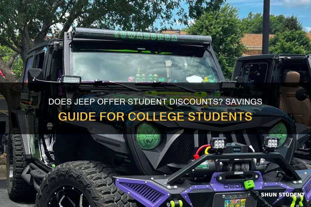 does jeep offer a student discount