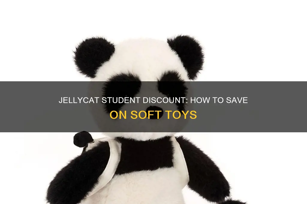 does jellycat do student discount