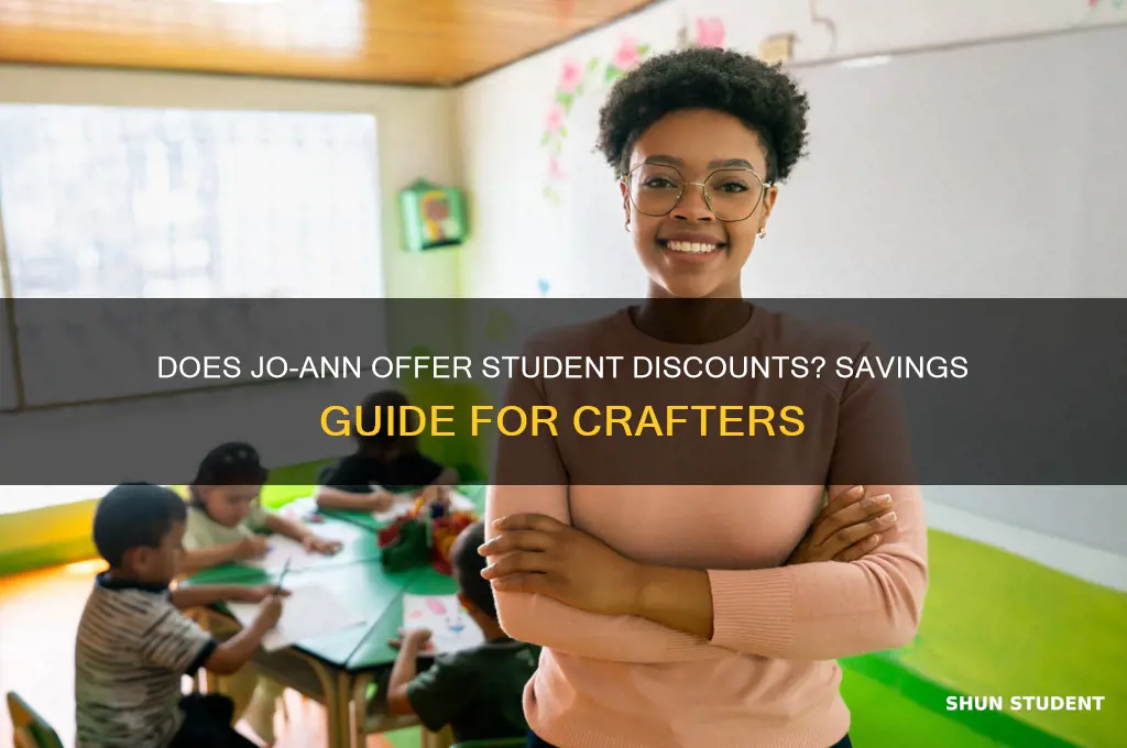 does joannes do student discounts