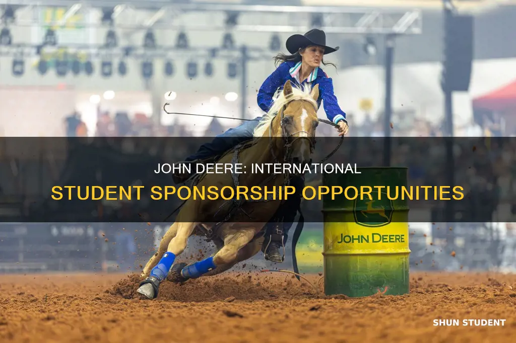 does john deere sponsor international students