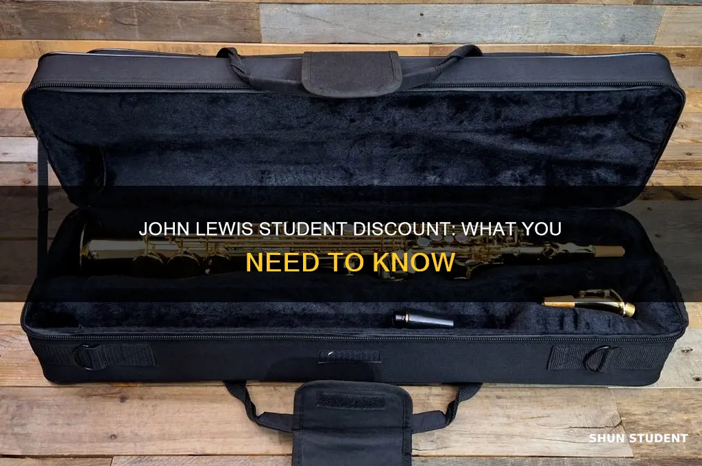 does john lewis do student discount