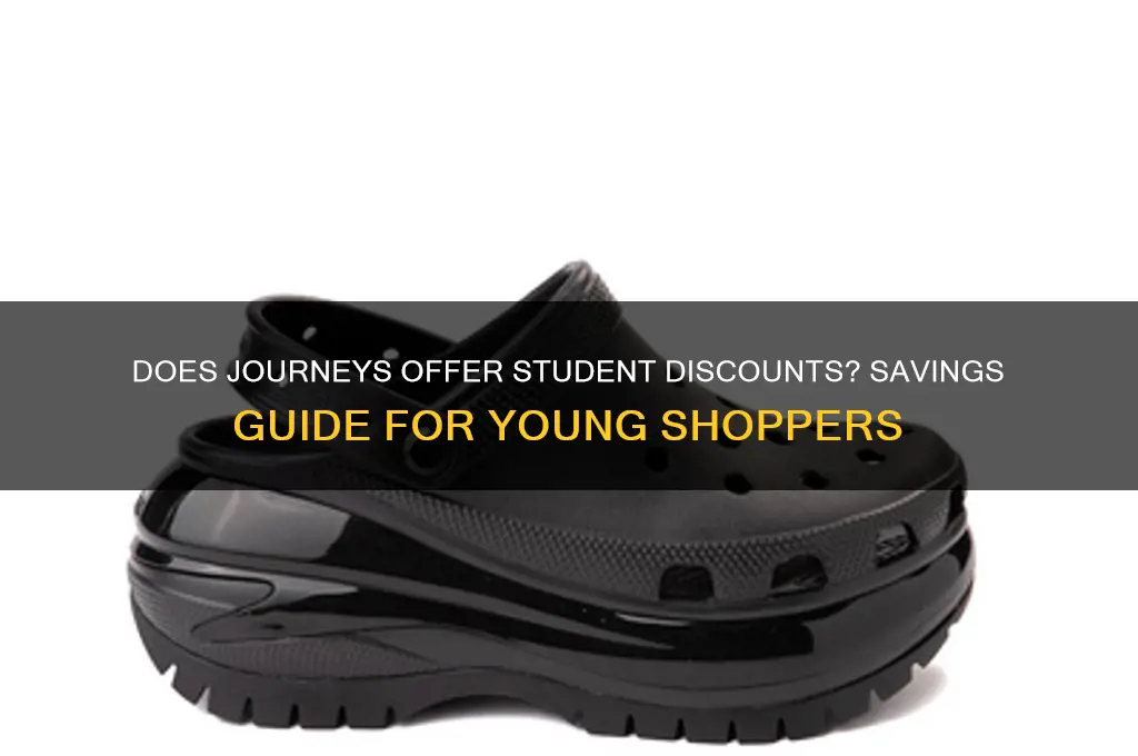 does journeys do a student discount