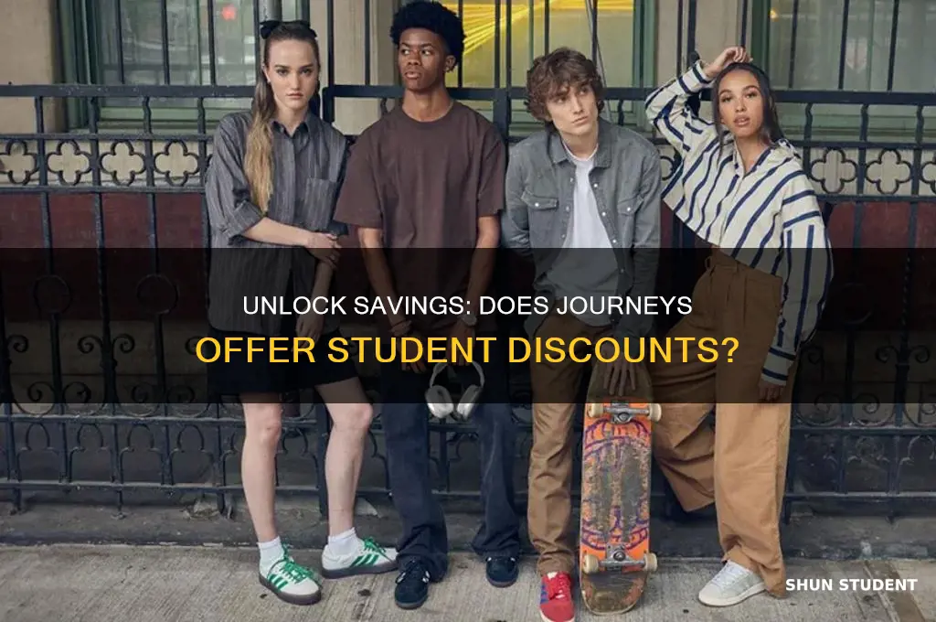 does journeys have a student discount