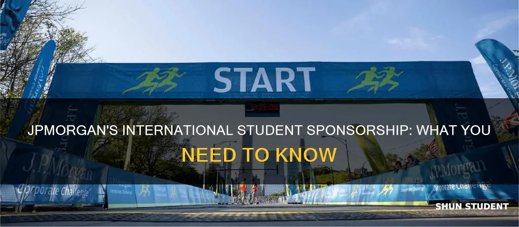does jp morgan sponsor international students