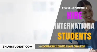 Kaiser Permanente: Hiring International Students?