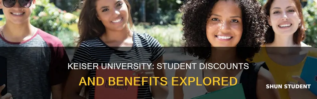 does keiser university have student discounts