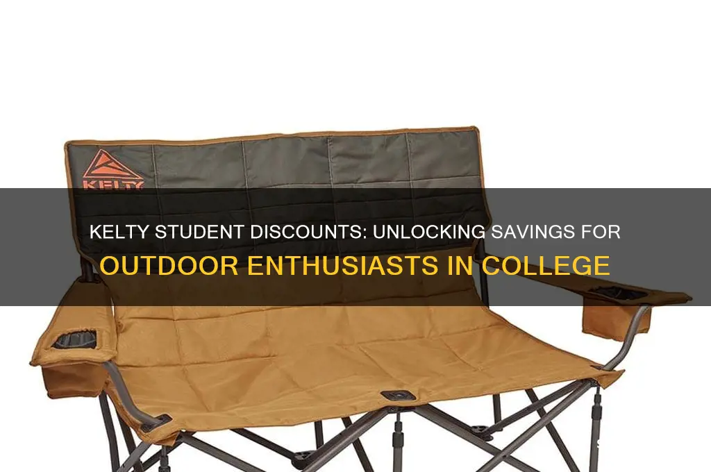 does kelty have student discounts