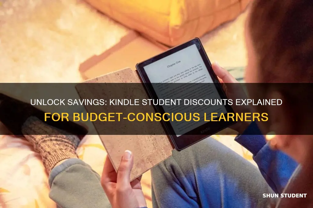 does kindle have student discount