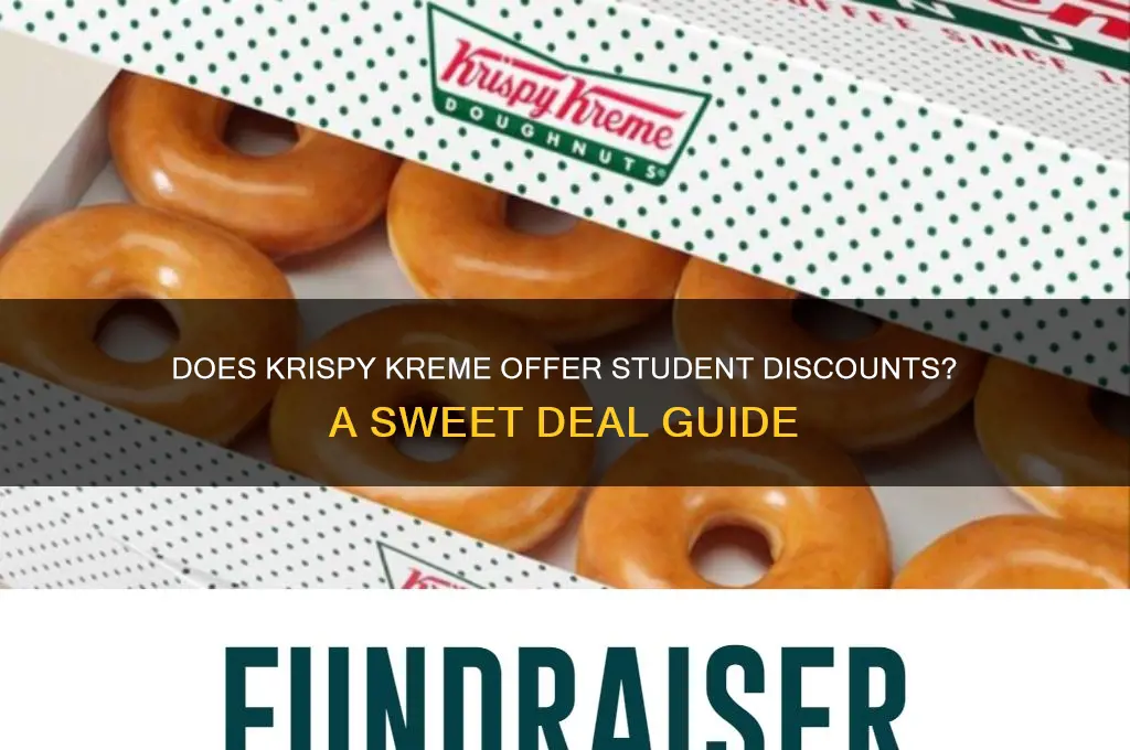 does krispy kreme do student discount