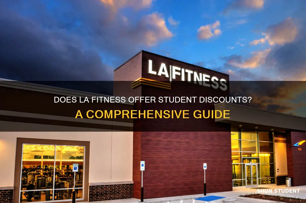 does la fitness have a student discount
