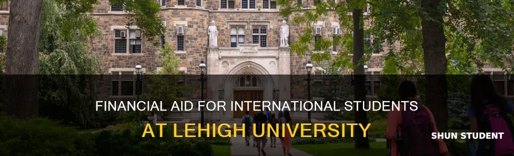 does lehigh university give financial aid to international students