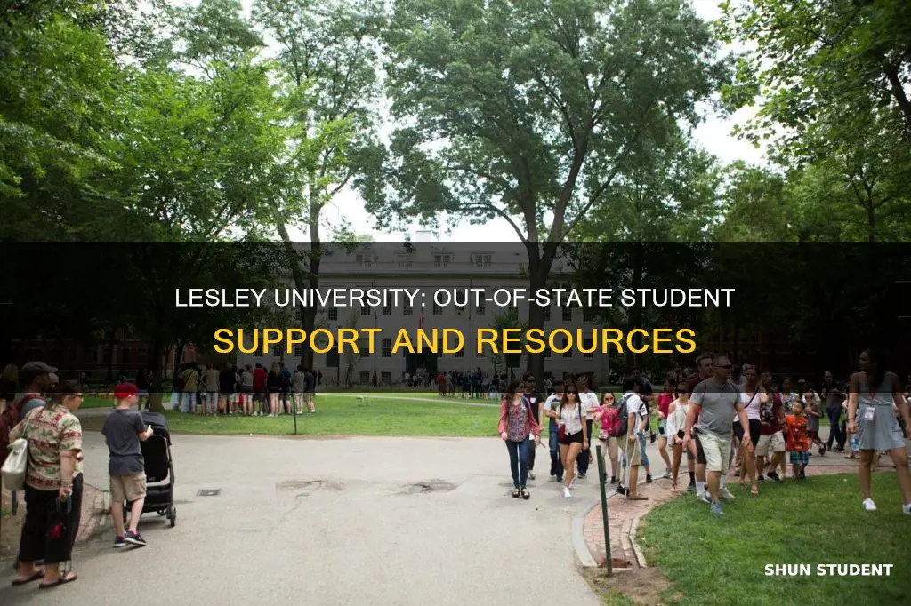 does lesley university help out of state students to fly