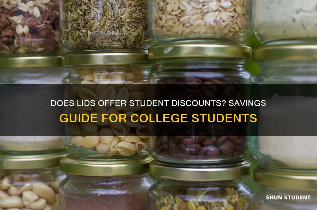 does lids have student discount