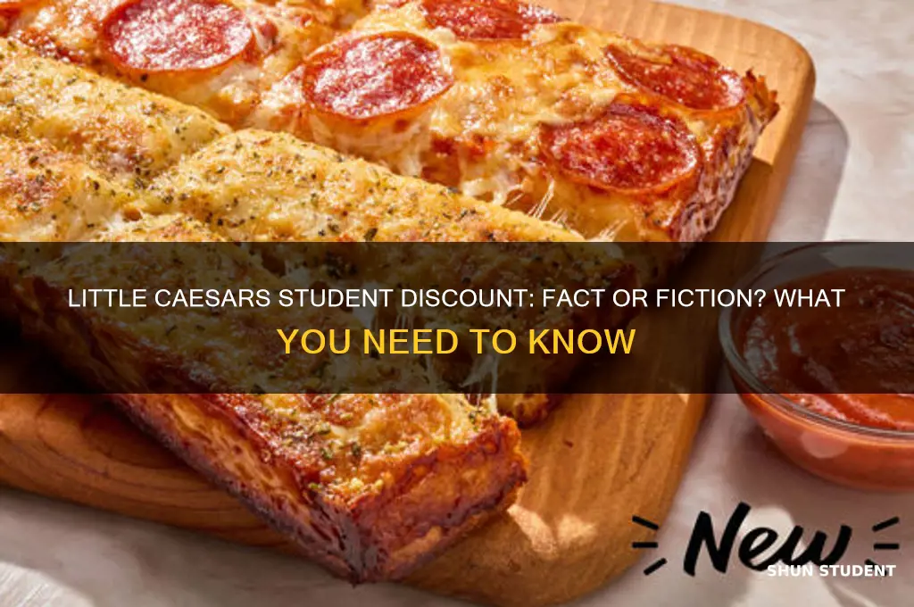does little caesars have student discount