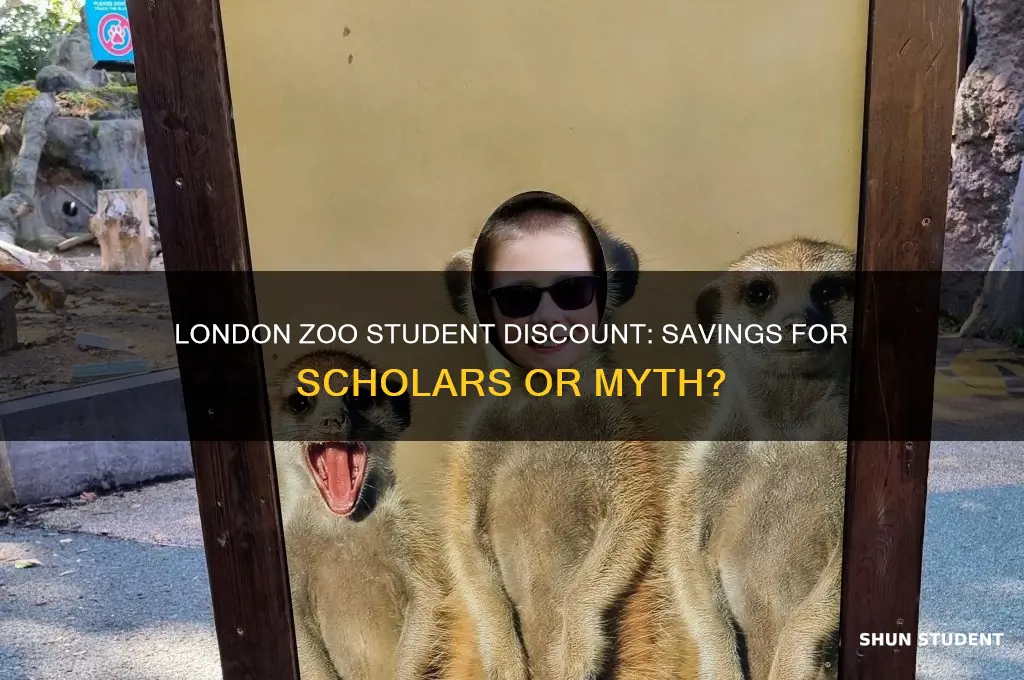 does london zoo do student discount