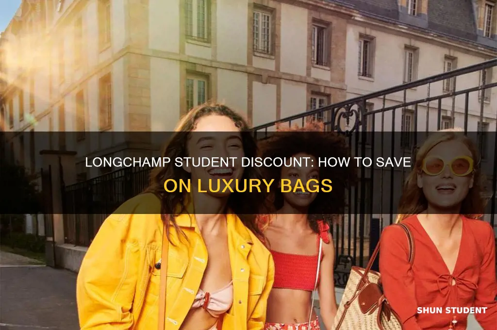 does longchamp do student discount
