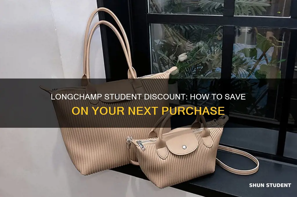 does longchamp have student discount
