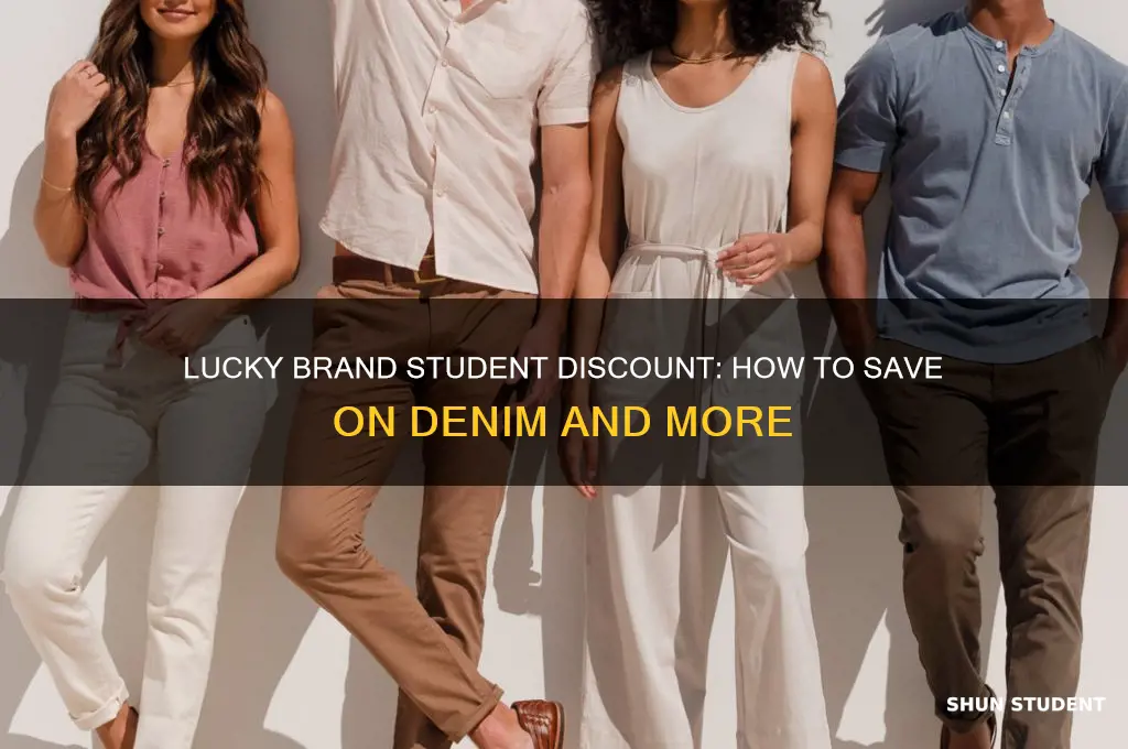 does lucky brand do student discount