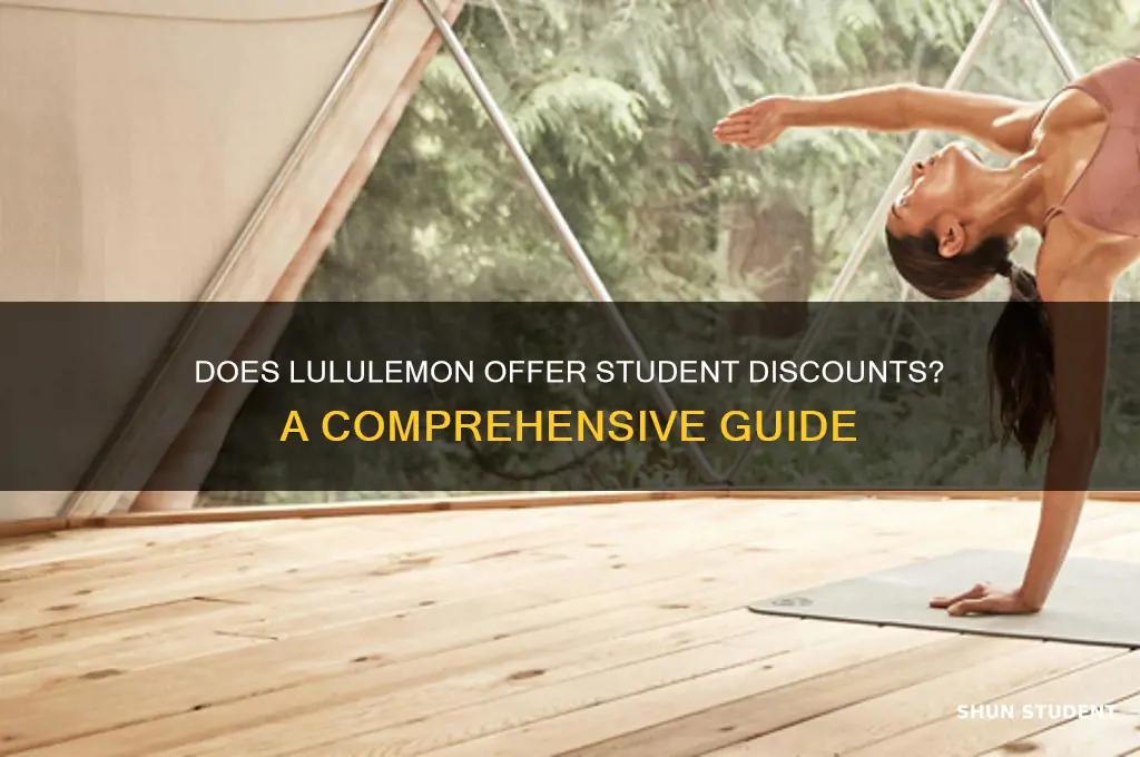 does lululemon do a student discount