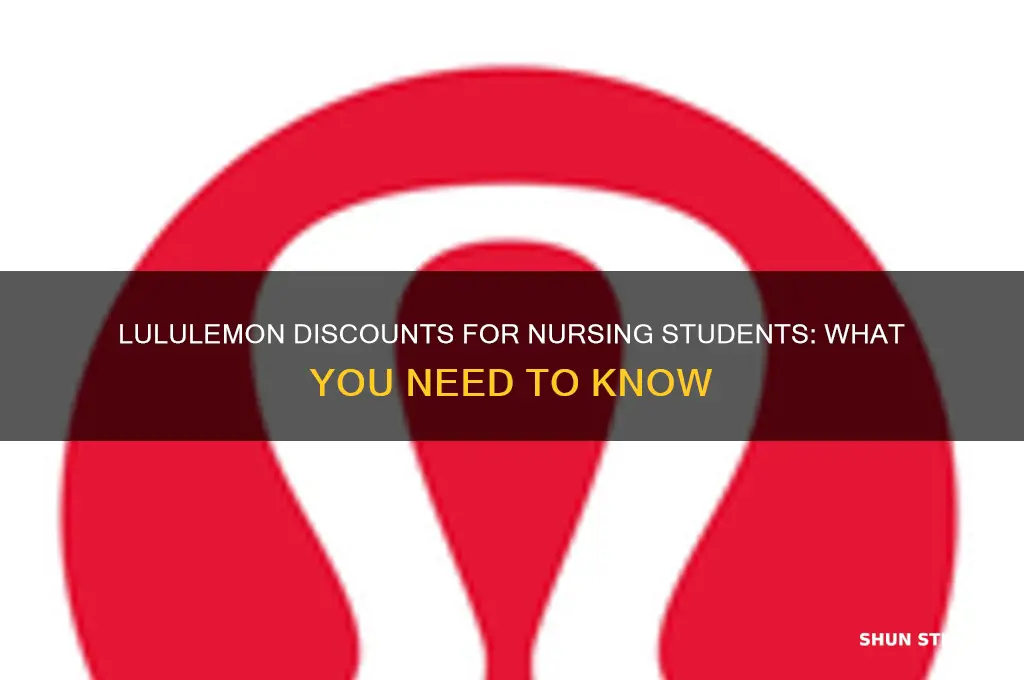 does lululemon give discounts to nursing students
