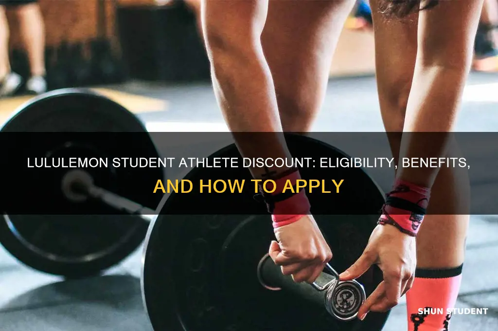 does lululemon give student athlete discount