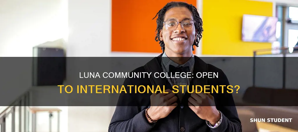 does luna community college admit international students