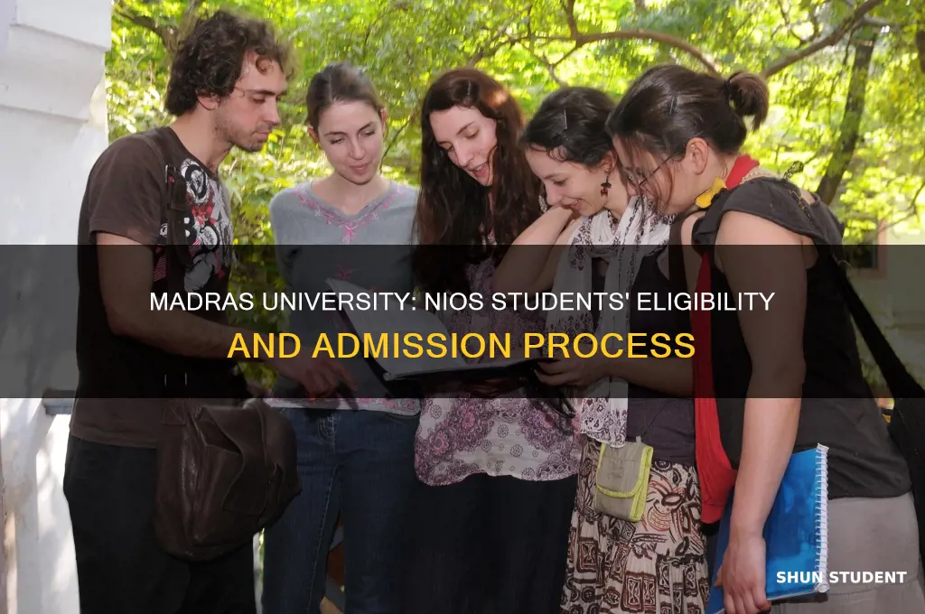 does madras university accept nios students