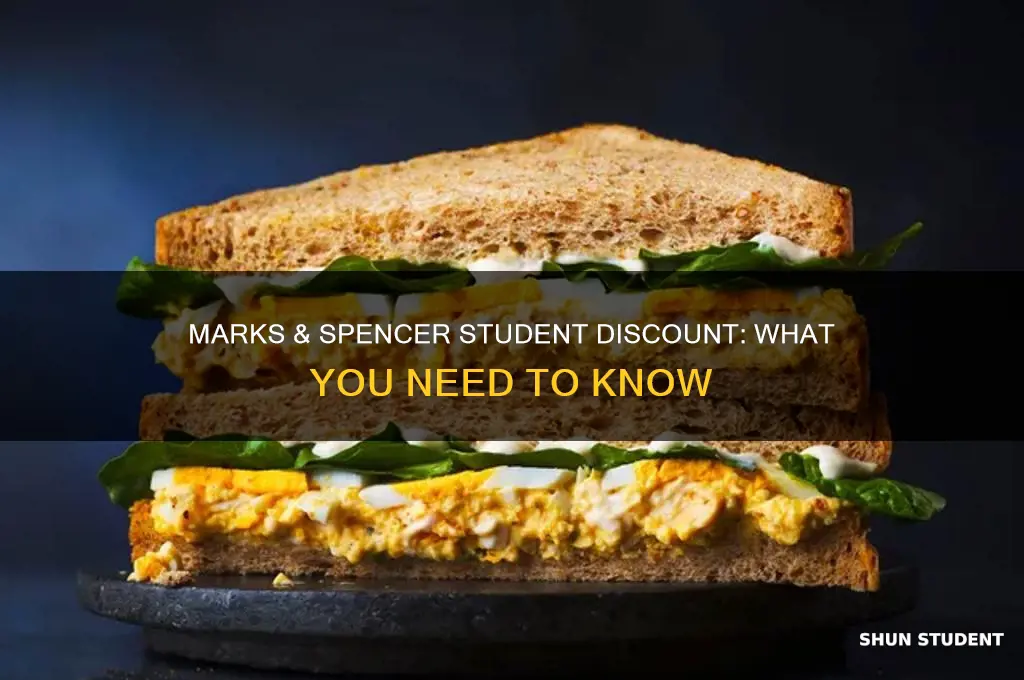 does marks and spencer do student discount