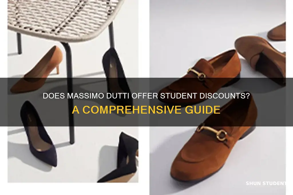 does massimo dutti have student discount
