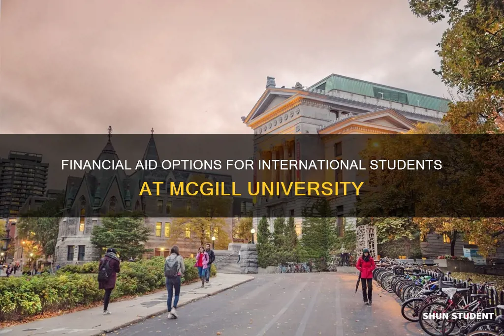 does mcgill university give financial aid to international students