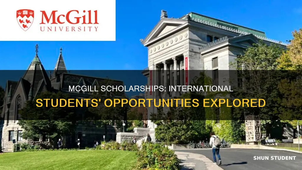 does mcgill university offer scholarships to international students