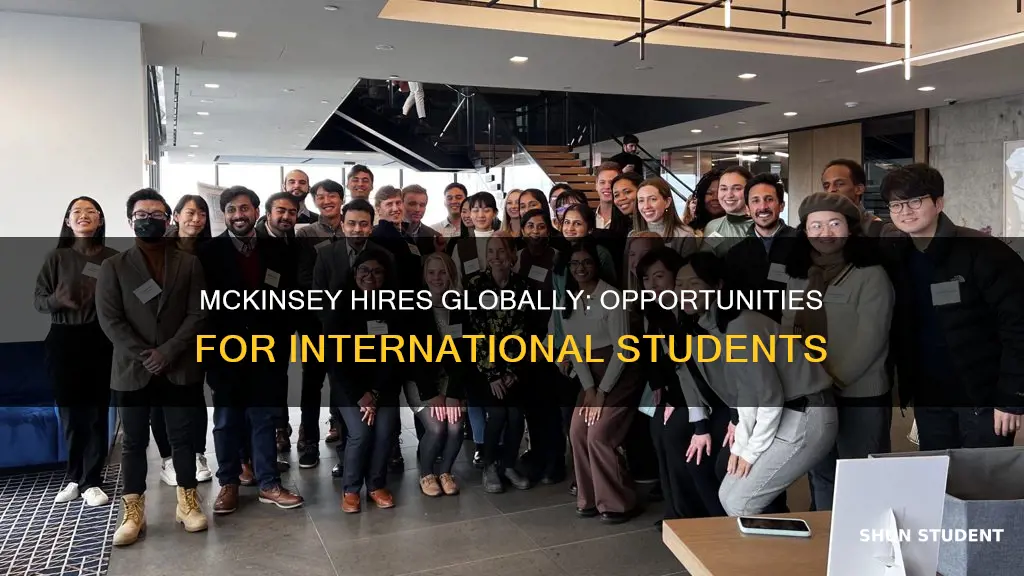 does mckinsey hire international students
