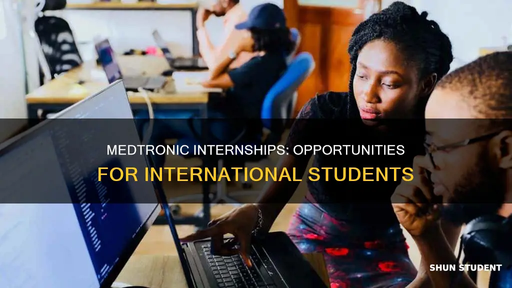 does medtronic have internships for international students