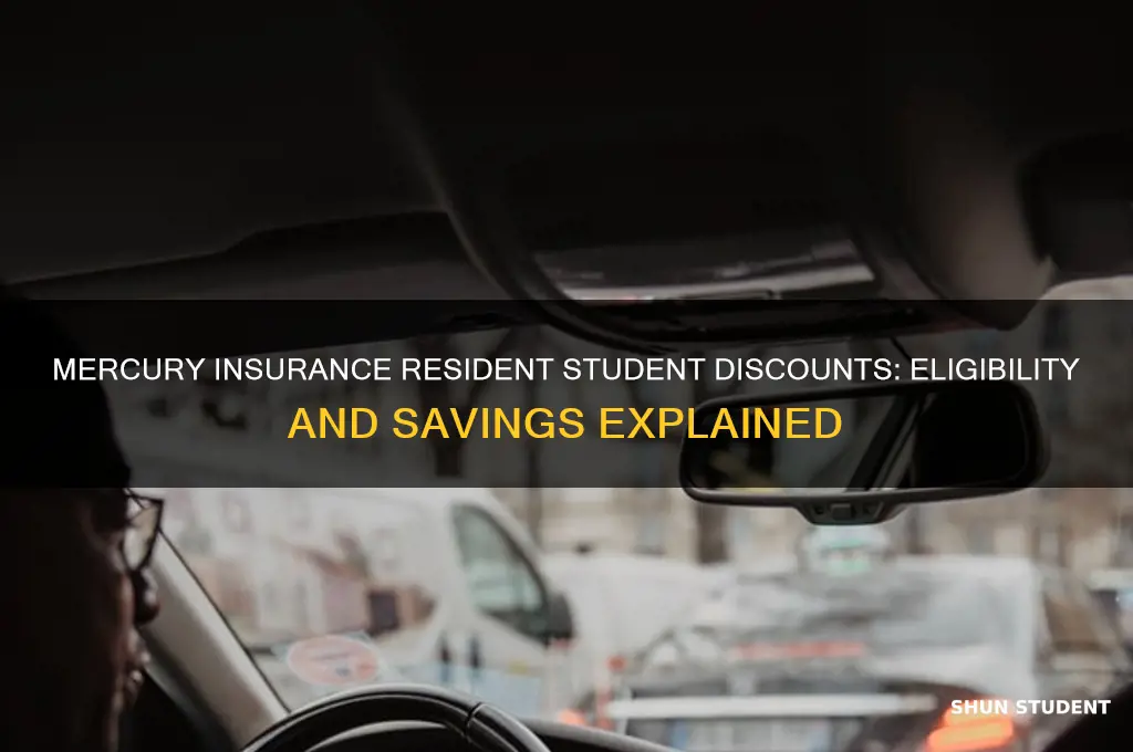 does mercury insurance have resident student discounts