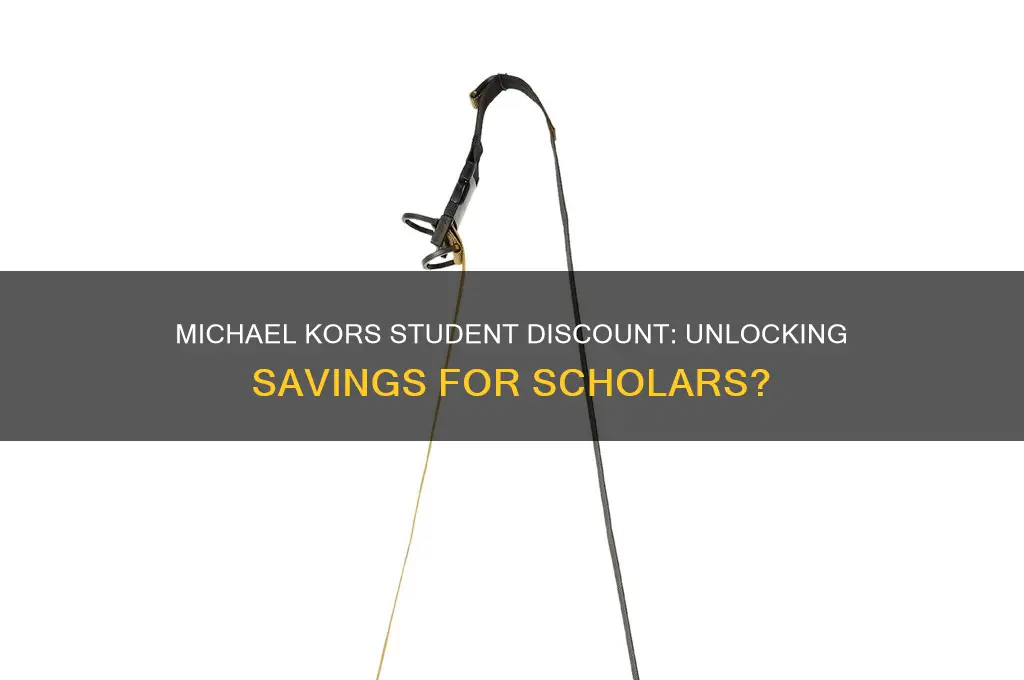 does michael kors do student discount