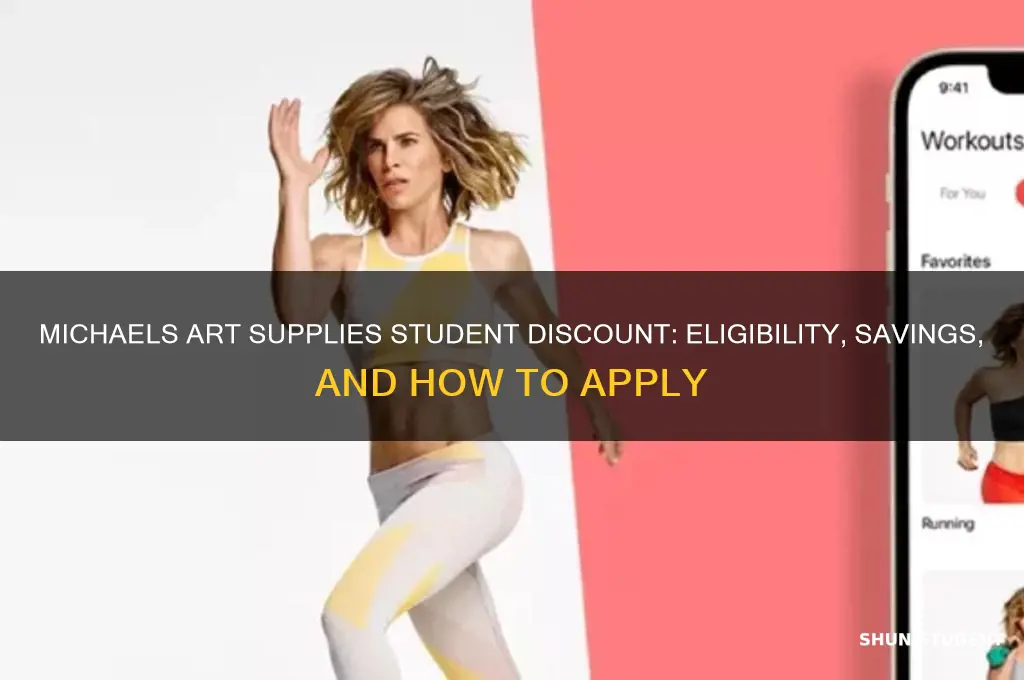 does michaels art supplies give student discount