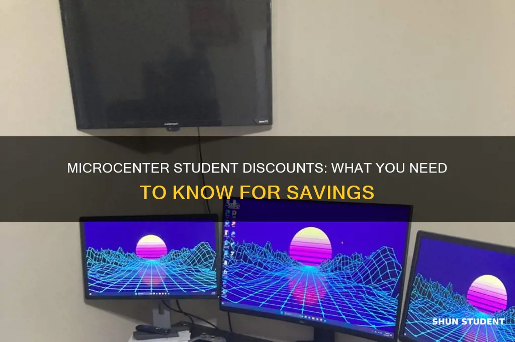 does microcenter have student discounts