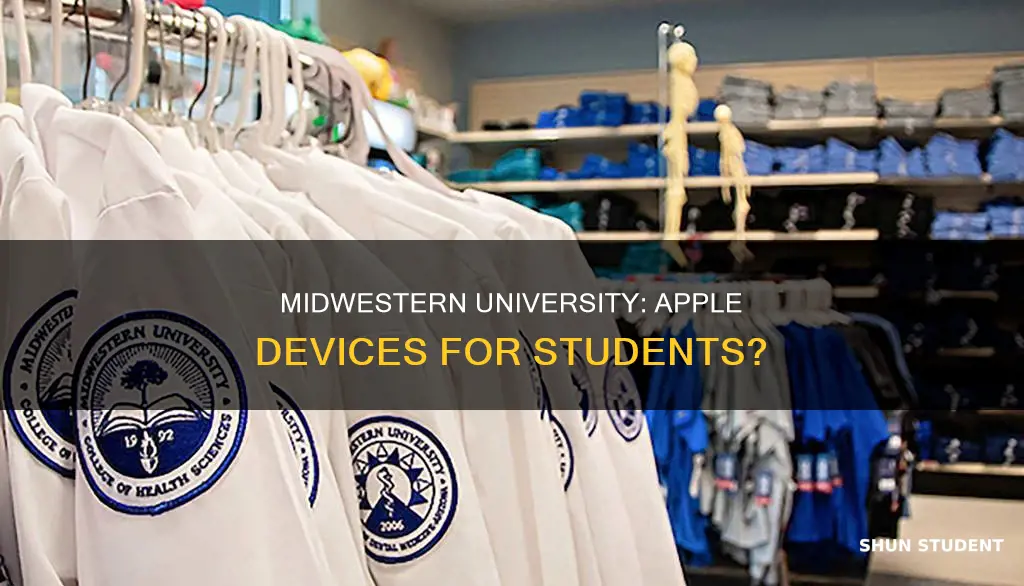 does midwestern university give apple products to students