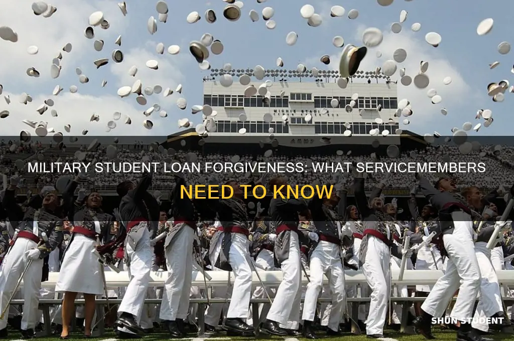 does military forgive student loans