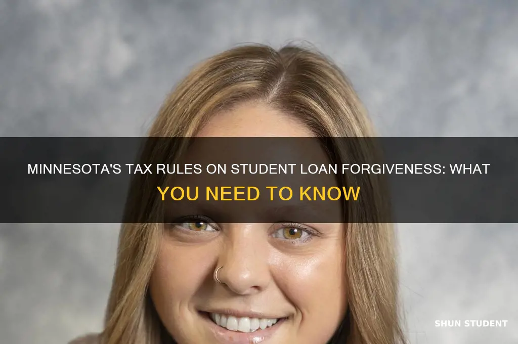 does minnesota tax student loan forgiveness