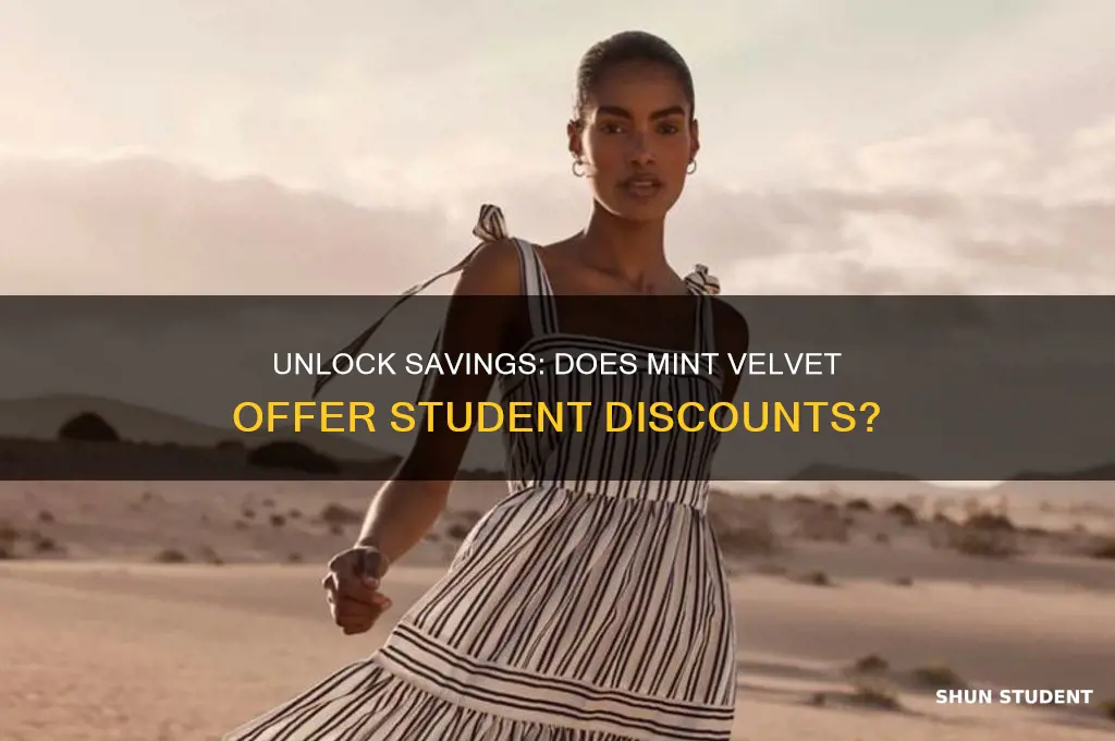 does mint velvet do student discount