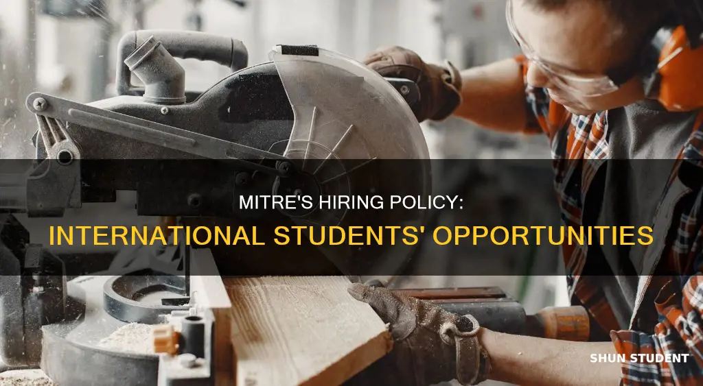 does mitre hire international students