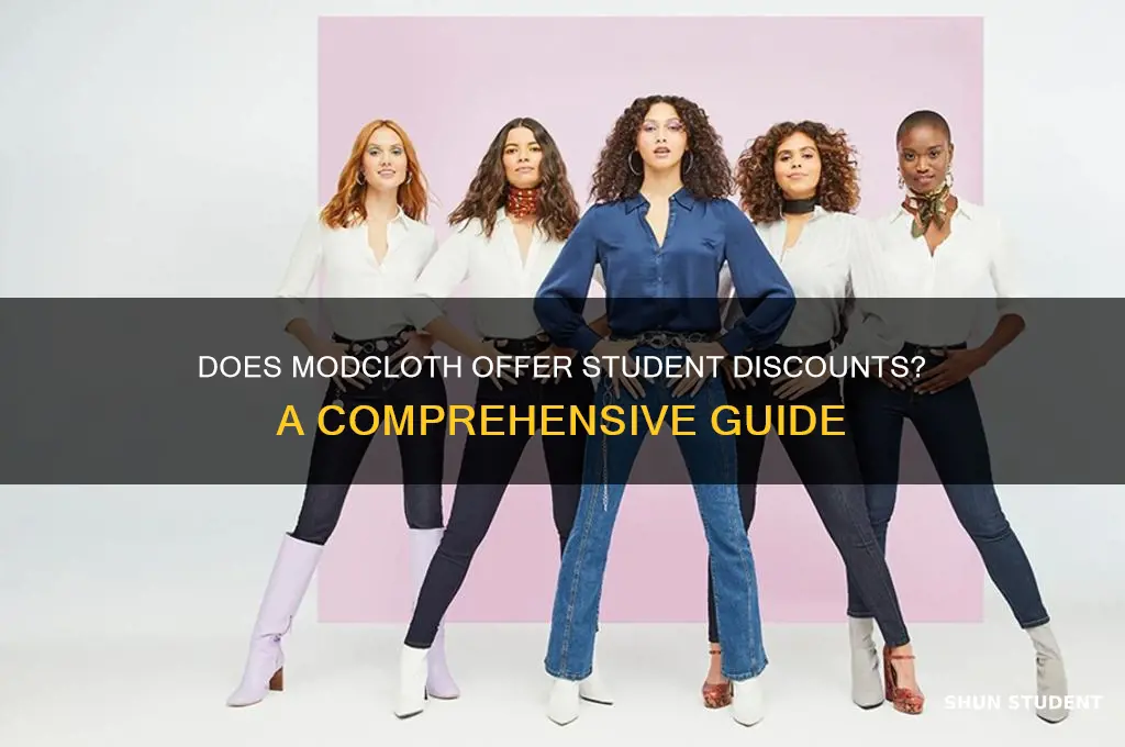 does modcloth do student discounts