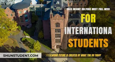 Full Financial Aid for International Students at Mount Holyoke