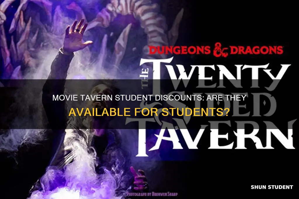 does movie tavern give student discounts