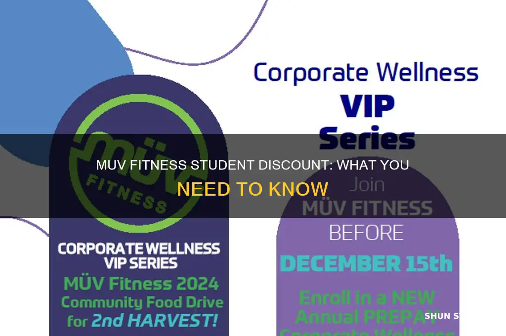 does muv fitness have a student discount