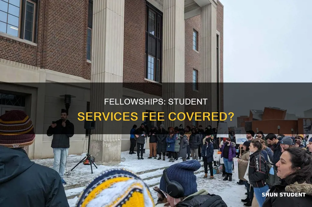 does my fellowship pay my student services fee umn