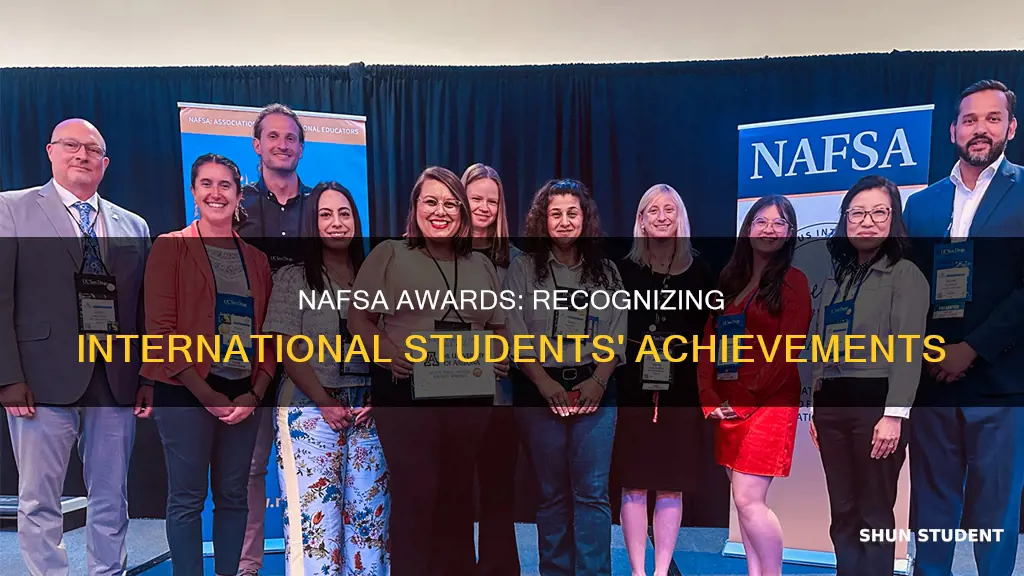 does nafsa gives awards to international students